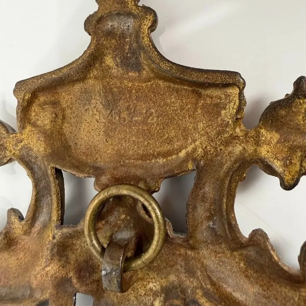 Antique Bradley & Hubbard Victorian Wall Mirror, Ornate, Koi Fish/Dolphin